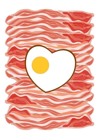 Send this "Bacon and Eggs" I Love Us/We're Good Together card w/ your own handwriting by mail directly from Signed. No need to leave your house. Do it all online for $7.99!
