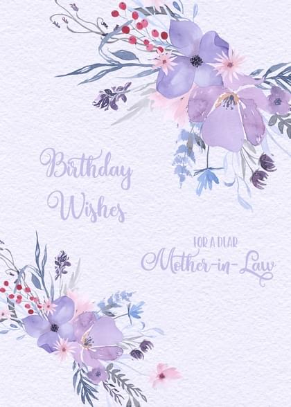 Birthday Wishes FOR A DEAR Mother-in-law
