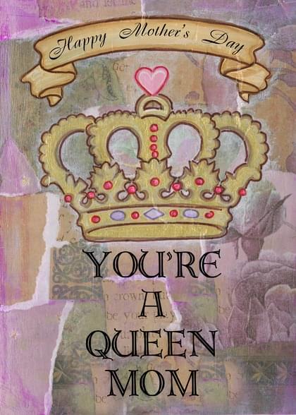 Send this "Crowns" Mother's Day card w/ your own handwriting by mail directly from Signed. No need to leave your house. Do it all online for $7.99!