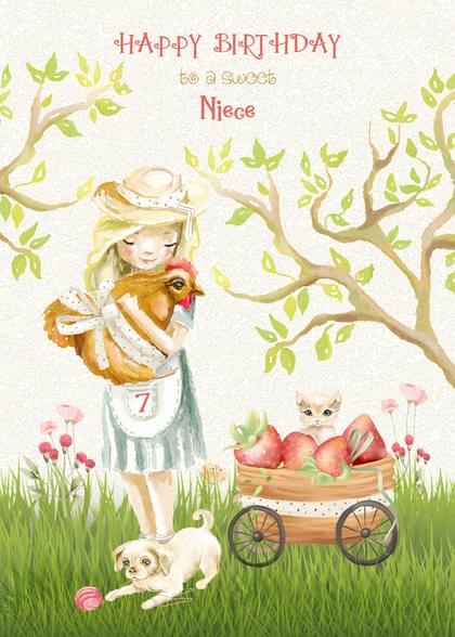 Send this "Dogs and Chickens" Birthday card w/ your own handwriting by mail directly from Signed. No need to leave your house. Do it all online for $7.99!