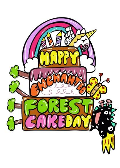 HAPPY FOREST CAKEDAY