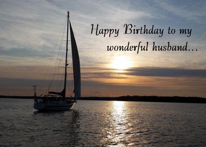 Send this "Sailboats and Sunrise/Sunset" Birthday card w/ your own handwriting by mail directly from Signed. No need to leave your house. Do it all online for $7.99!