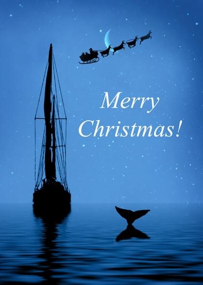 Send this "Boats and Oceans" Christmas card w/ your own handwriting by mail directly from Signed. No need to leave your house. Do it all online for $7.99!