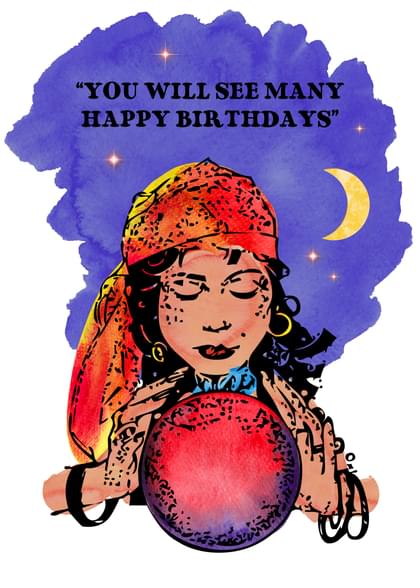 Send this "Crystal Balls and Simply Happy Birthday" Birthday card w/ your own handwriting by mail directly from Signed. No need to leave your house. Do it all online for $7.99!