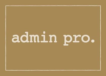 Send this Admin Pro Day card w/ your own handwriting by mail directly from Signed. No need to leave your house. Do it all online for $7.99!