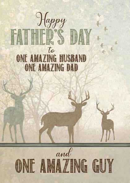 Send this "Deer" Father's Day card w/ your own handwriting by mail directly from Signed. No need to leave your house. Do it all online for $7.99!