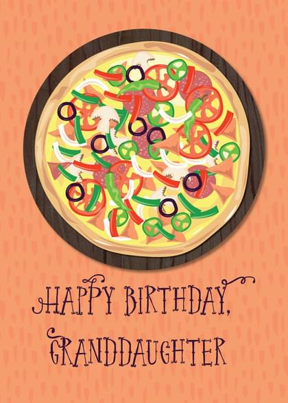 HAPPY BIRTHDAY. GRANDDAUGHTER