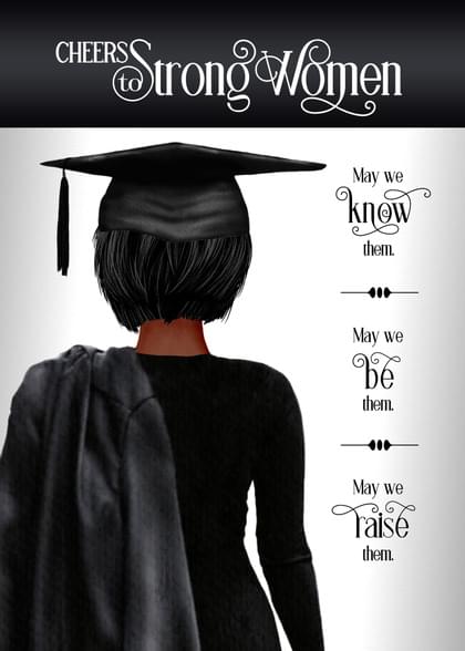 Send this "Woman and Graduation Caps" Graduation (Any) card w/ your own handwriting by mail directly from Signed. No need to leave your house. Do it all online for $7.99!