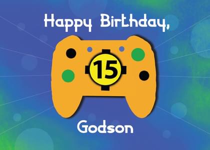 Happy Birthday, 15 Godson