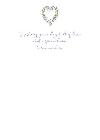 Wishing you a day full of love and a special one to remember