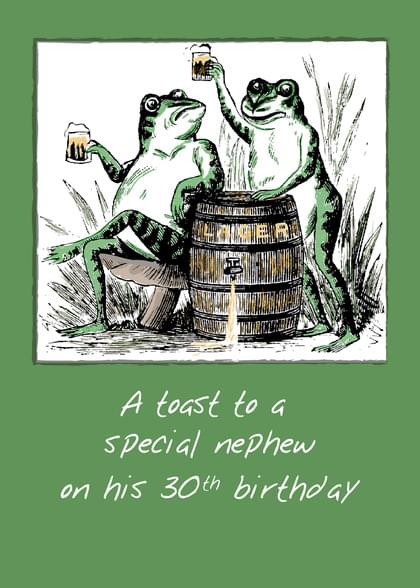 Send this "Frogs and Beer" Birthday card w/ your own handwriting by mail directly from Signed. No need to leave your house. Do it all online for $7.99!