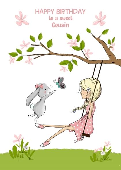 HAPPY BIRTHDAY to a sweet Cousin