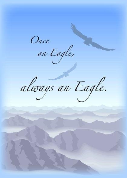 Send this "Eagles" Eagle Scout card w/ your own handwriting by mail directly from Signed. No need to leave your house. Do it all online for $7.99!