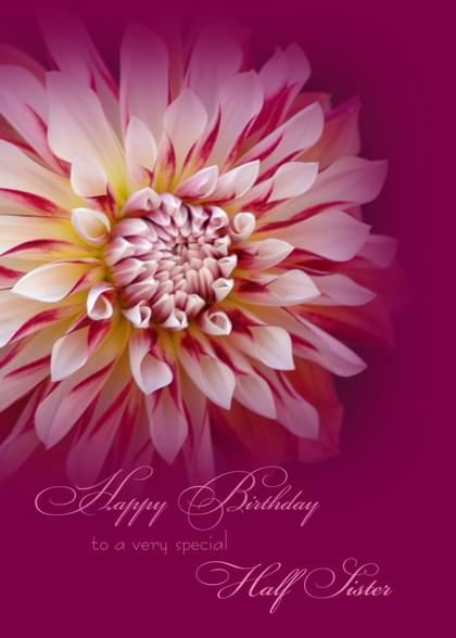 happy birthday to a very special half-sister