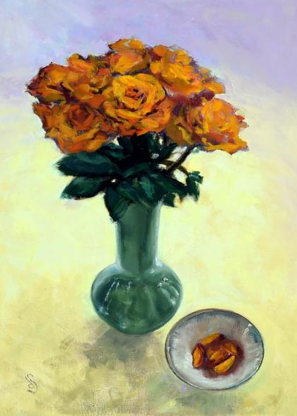 Send this "Roses and Peaches" Valentine's Day card w/ your own handwriting by mail directly from Signed. No need to leave your house. Do it all online for $7.99!