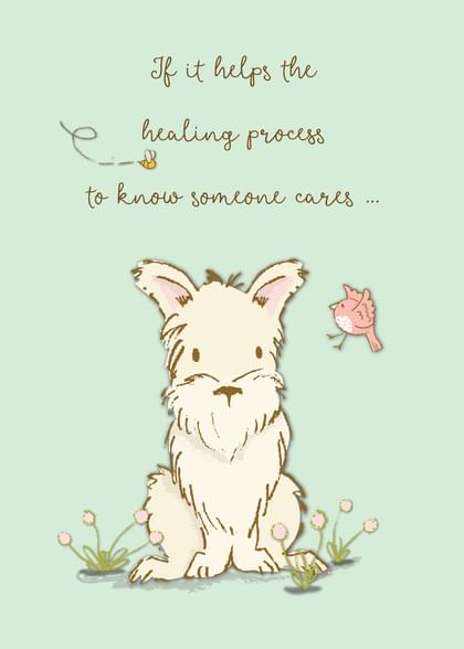 Send this "Dogs" Get Well (General) card w/ your own handwriting by mail directly from Signed. No need to leave your house. Do it all online for $7.99!