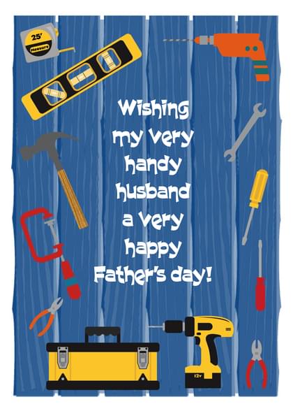Send this "Tools and Praising Birthday" Father's Day card w/ your own handwriting by mail directly from Signed. No need to leave your house. Do it all online for $7.99!