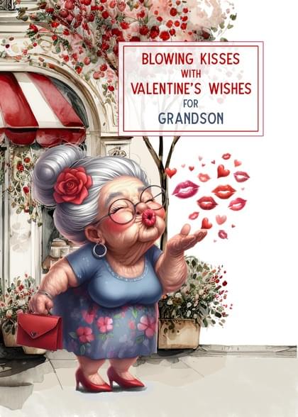 Send this "Kiss and Red" Valentine's Day card w/ your own handwriting by mail directly from Signed. No need to leave your house. Do it all online for $7.99!