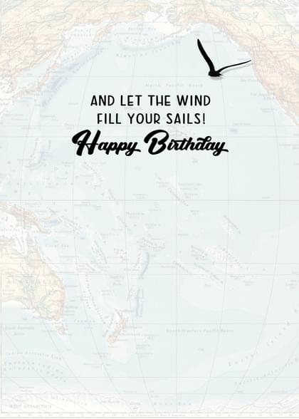 AND LET THE WIND FILL YOUR SAILS! Happy Birthday