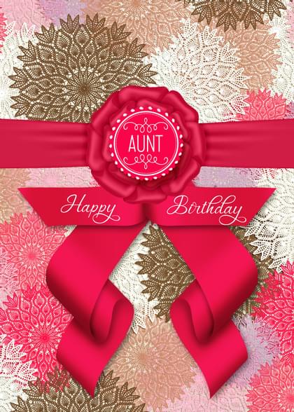 AUNT Happy Birthday